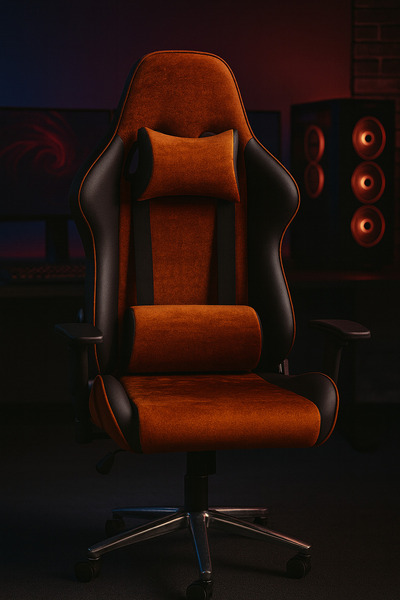 sadık ofis Ergonomik Kahverengi Siyah Oyuncu Koltuğu Gaming Chair Bel Destekl...