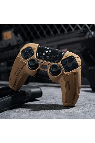 GeekShare G.S.TAC Tactical PS5 Controller Skin Set, Non-Slip Soft Silicone Protective Cover Case for