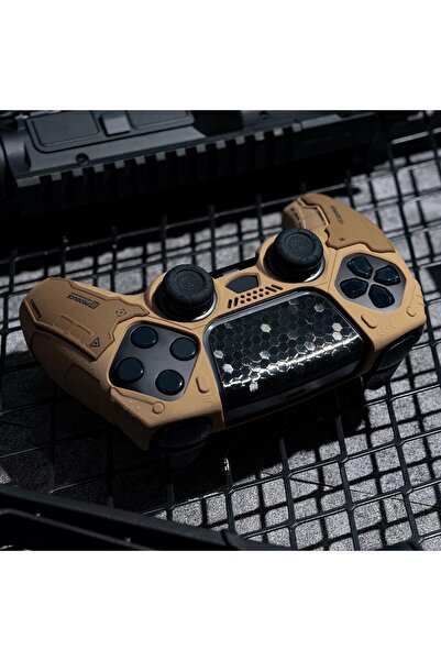 GeekShare G.S.TAC Tactical PS5 Controller Skin Set, Non-Slip Soft Silicone Protective Cover Case for