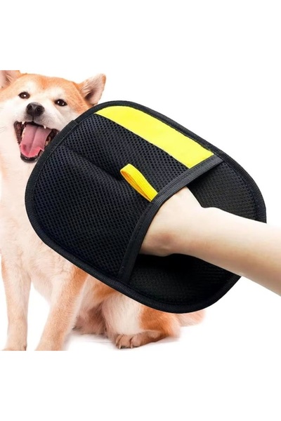 FOXMAG24 Γάντια περιποίησης κατοικίδιων διπλής όψης, αφαιρούν τρίχες σκύλου/γ...