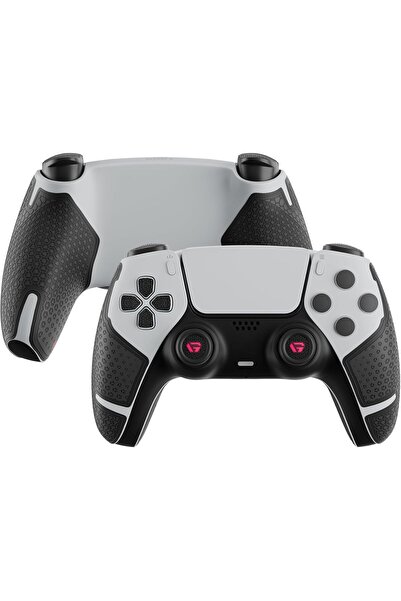 Generic G.S.TAC PS5 Controller Skin Set, 20PCS Textured Soft Silicone Controller Grips Stickers, Non-Slip Sw