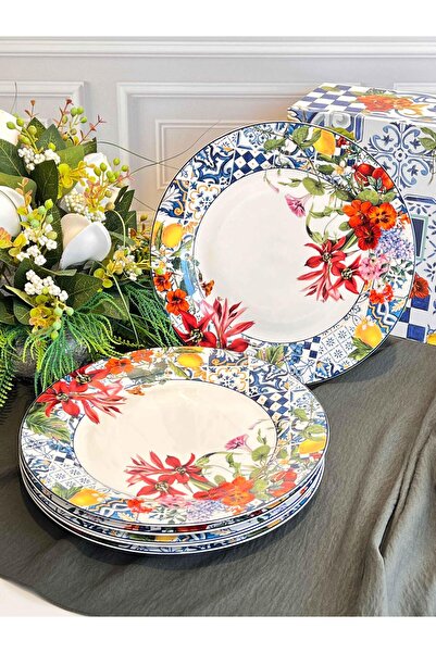 ROSSEV Italy Garden Serving Plate Set of 6