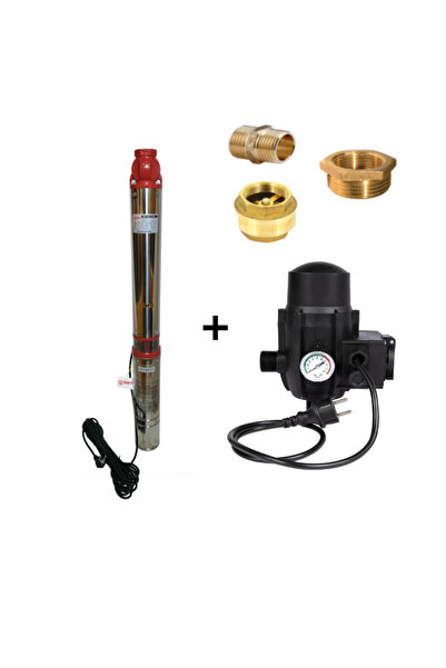 DDT Pompă submersibilă, 4SDM2-12, 1800W, oțel inoxidabil, 12 turbine + presos...