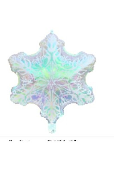 Flippy Iridescent Snowflake Balloon 47x60cm