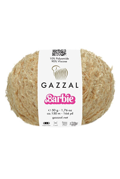 Gazzal Ață de tricotat manual Barbie 100 gr 350 mt Microfibră subțire lucioasă Acrilic 10705-10 buc