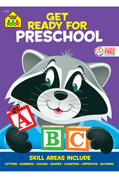 School Zone Get Ready for Preschool Workbook