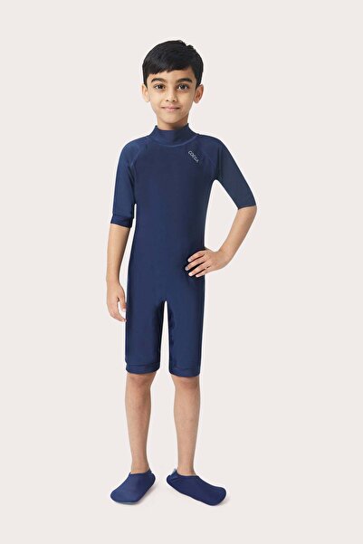 Coega Sunwear Unisex Kids One Piece Swimsuit - Navy