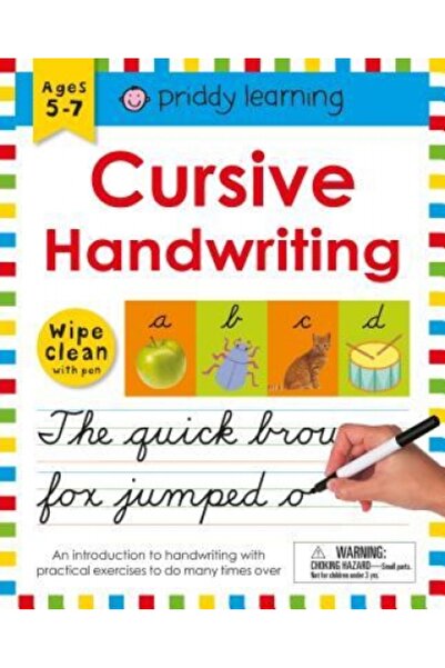 Priddy Books Wipe Clean Workbook: Cursive Handwriting