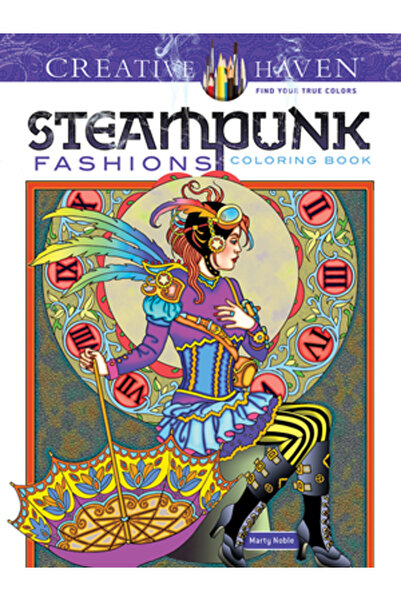 Dover Pubn Inc Creative Haven Steampunk Fashions Coloring Book