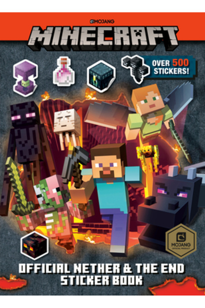 Random House Minecraft Official the Nether and the End Sticker Book (Minecraft)