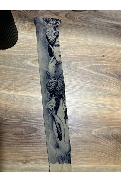 CN Татуировка чорап за един крак, унисекс, слънцезащитен, охлаждащ ефект