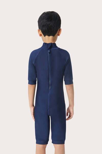 Coega Sunwear Unisex Kids One Piece Swimsuit - Navy