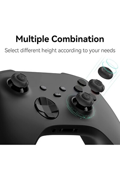 GeekShare Thumb Grip Caps for Xbox One Controller, Silicone Joystick Cover Solid Color Thumbsticks C