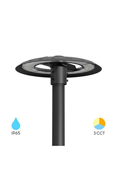 Braytron FELINAR CU LED 70W 9100lm D:46cm IK08 IP65 NEGRU