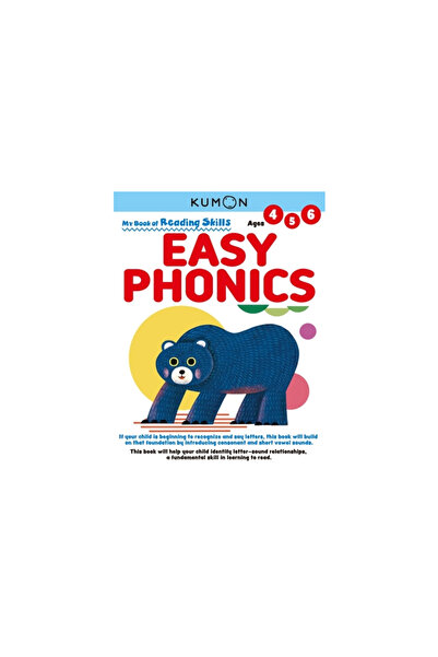 Kumon Pub North Amer Ltd My Book of Reading Skills: Easy Phonics