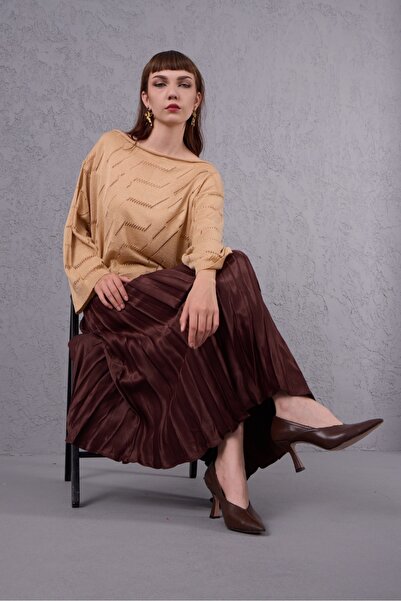 sumoda Tricotaj pentru femei Pulover Îmbrăcăminte Design cu gât cu barcă cu s...