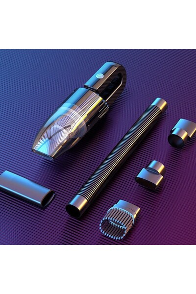 Flippy Wireless Rechargeable Car & Home Vacuum Flippy, 120W, 30 x 7.5 x 7.5 cm, Black