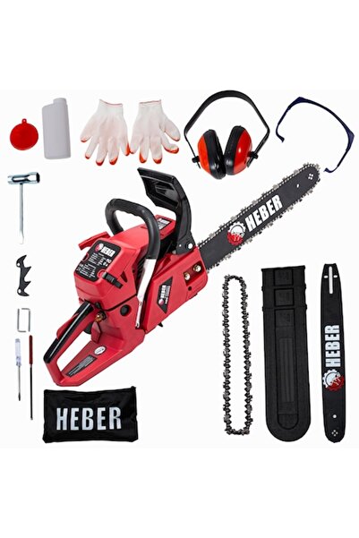 Heber Drujbă pe benzină HEBER®, 4CP, 52cc, lamă de 40 cm, 10000 RPM + accesor...