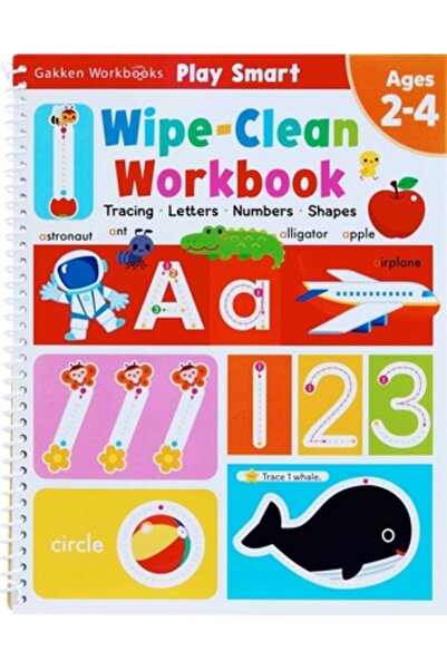 Gakken Co Play Smart Wipe-Clean Workbook ABC 123