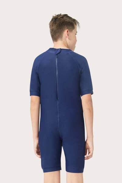 Coega Sunwear Unisex Youth One Piece Swimsuit - Navy