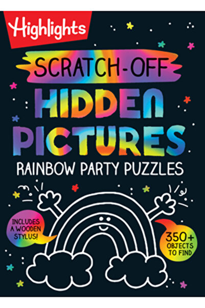 Highlights Pr Scratch-Off Hidden Pictures Rainbow Party Puzzles