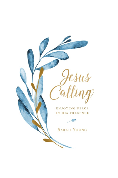 Thomas Nelson Pub Jesus Calling (Large Text Cloth Botanical Cover): Enjoying Peace in His Presence