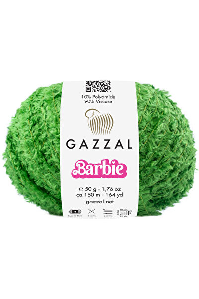 Gazzal Barbie El Örgü İpi 100 gr 350 mt Parlak İnce Mikrofiber Akrilik 10718