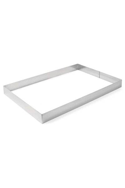 HENDI Tavă dreptunghiulară din oțel inoxidabil pentru patiserie și cofetărie,...