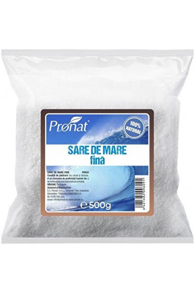 Pronat Foil Sare de mare, fina, 500g Pronat
