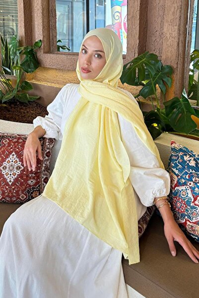 lamelif Comfort Cotton Shawl Yellow