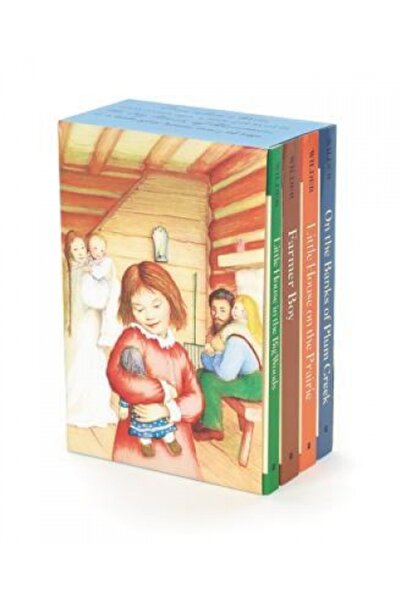 Harper Collins Little House 4-Book Box Set: Little House in the Big Woods, Farmer Boy, Little House on the Prairie,