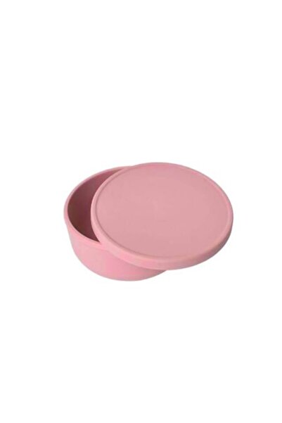 OEM Recipient rotund cu capac din silicon pentru alimente, roz, 13 cm