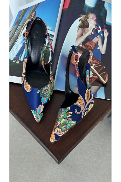 Letafia Pantofi cu toc model etnic Valley