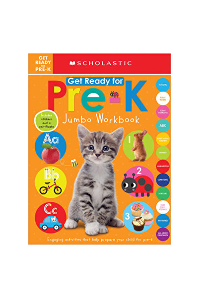 Cartwheel Books Giant Workbook: Get Ready for Pre-K (Scholastic Early Learners)