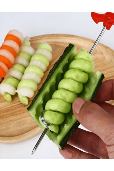 WORLDWIDE SOĞUTMA Spiral Vegetable Fruit Corer Slicer |   Spiral Cutter for Walnut, Cucumber, Carrot, Aloe Vera