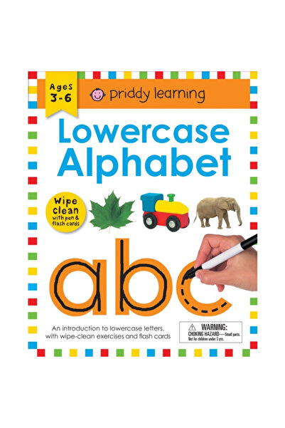 Priddy Books Wipe Clean Workbook: Lowercase Alphabet (Enclosed Spiral Binding)