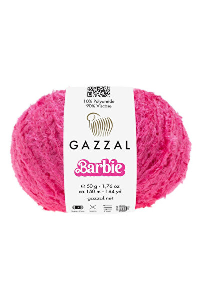 Gazzal Barbie El Örgü İpi 100 gr 350 mt Parlak İnce Mikrofiber Akrilik 10720