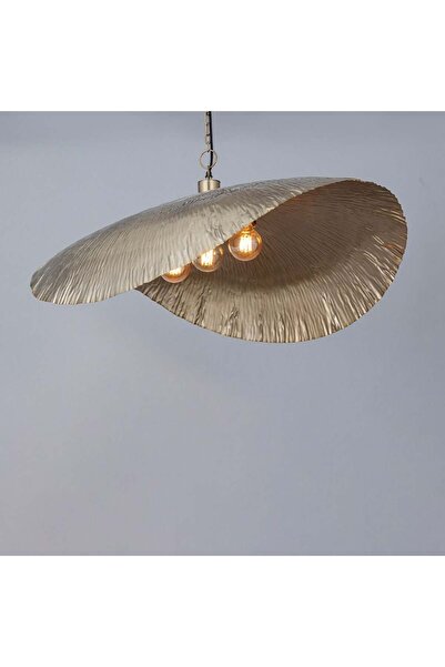 Danube Home Grace Pendant Chandelier – Gold Iron Indoor Light, E27x3 Bulbs, E...