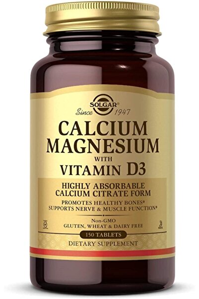 Solgar Calcium Magnesium Vitamin D3 150 Tablet