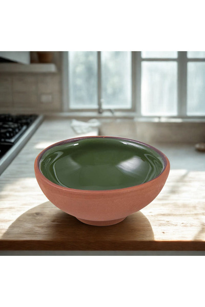 Giftcandor وعاء مصنوع من التربة الحمراء الأفانوسية (6 قطع)