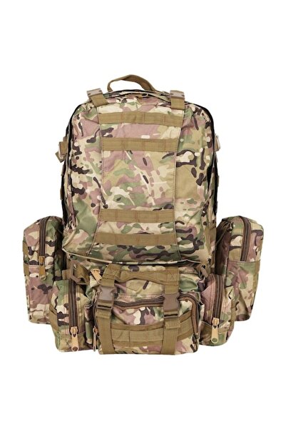OEM Military Hiking Backpack, 50 L Capacity, Waterproof, Camouflage Green