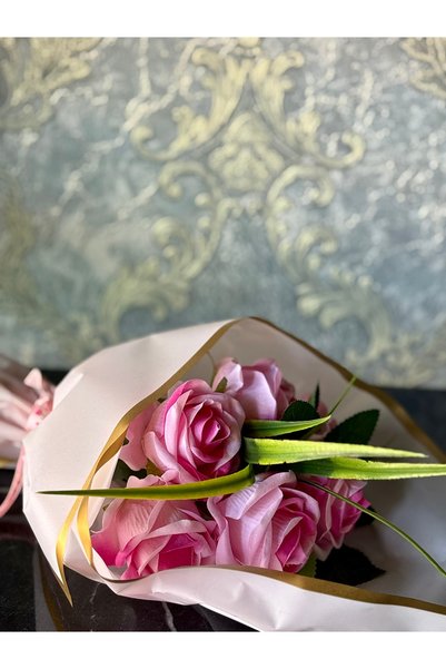 hayaal dünyam 6’Lı pembe gül buketi