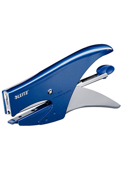 Leitz Capsator metalic 5547, 15 coli, albastru