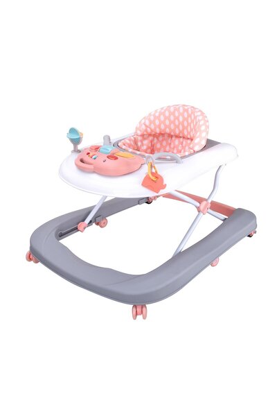 First Step مشاية أطفال A25، وردي