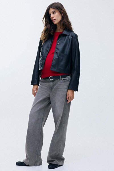 H&M ماما قبل وبعد الجينز العريض