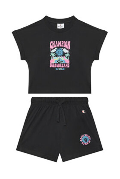 Champion Girl T-shirt and shorts set 405127 Multicolor