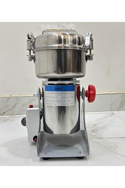 Generic مطحنة حبوب كهربائية للقهوة والتوابل، مطحنة حبوب بقوة 3500 واط، سعة 800 جرام للأعشاب والمكسرات والبذور