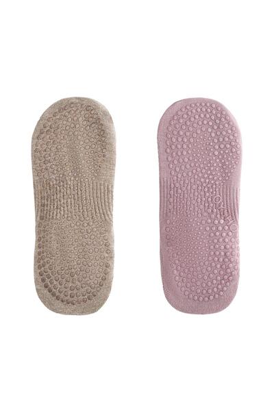 Oysho 2 pairs of cotton blend yoga and Pilates socks