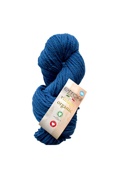 Etrofil خيط صوف عضوي عتيق 100% منسوج يدويًا 100 جرام 123 متر طبيعي ناعم نقي ل...