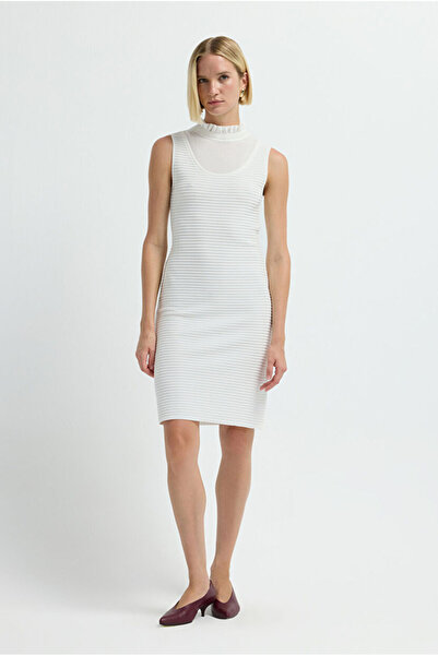 adL Garnili Kolsuz Triko Elbise